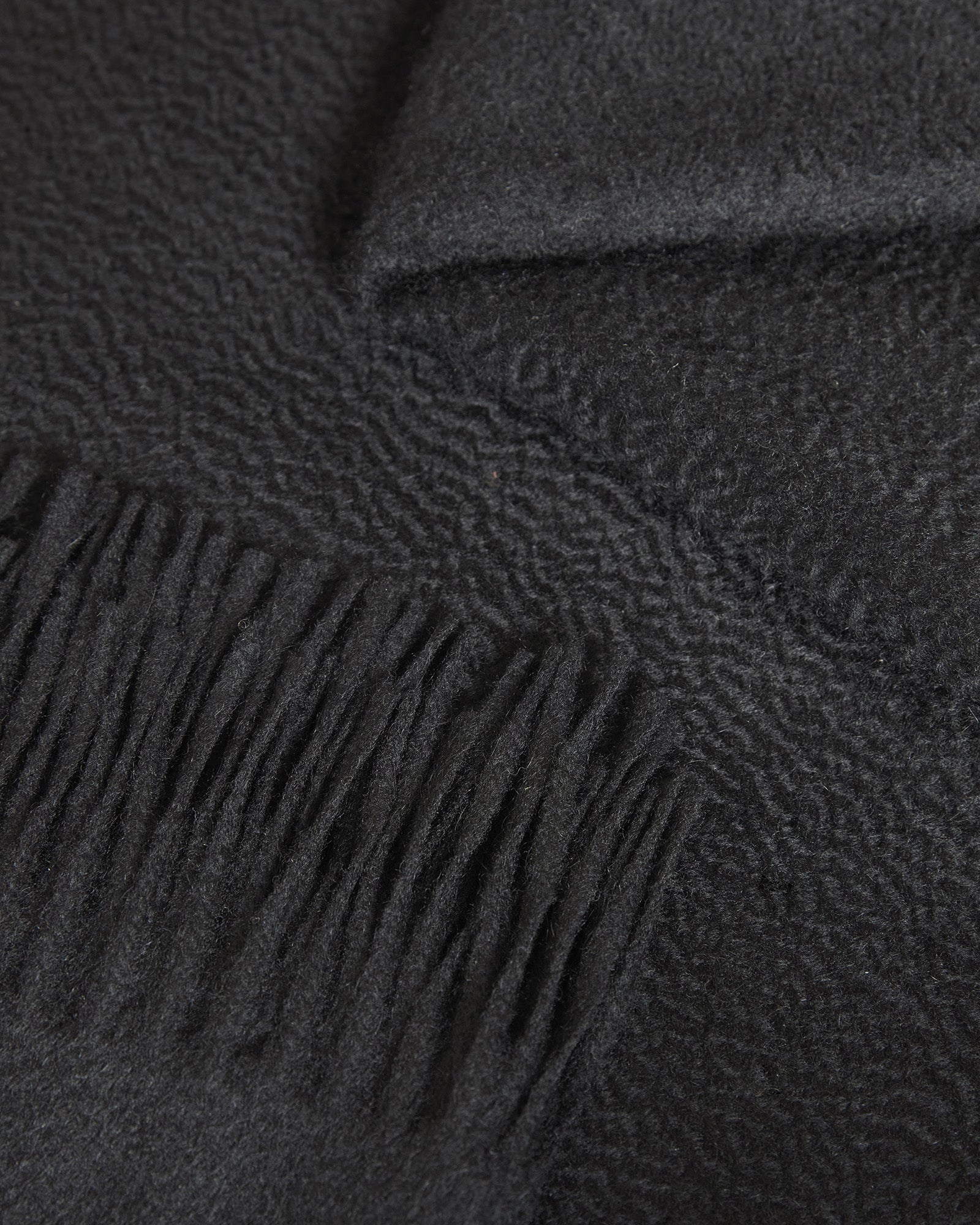 Black pure cashmere plaid 2