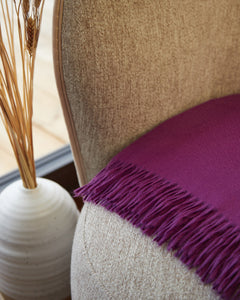 Purple pure cashmere plaid 2