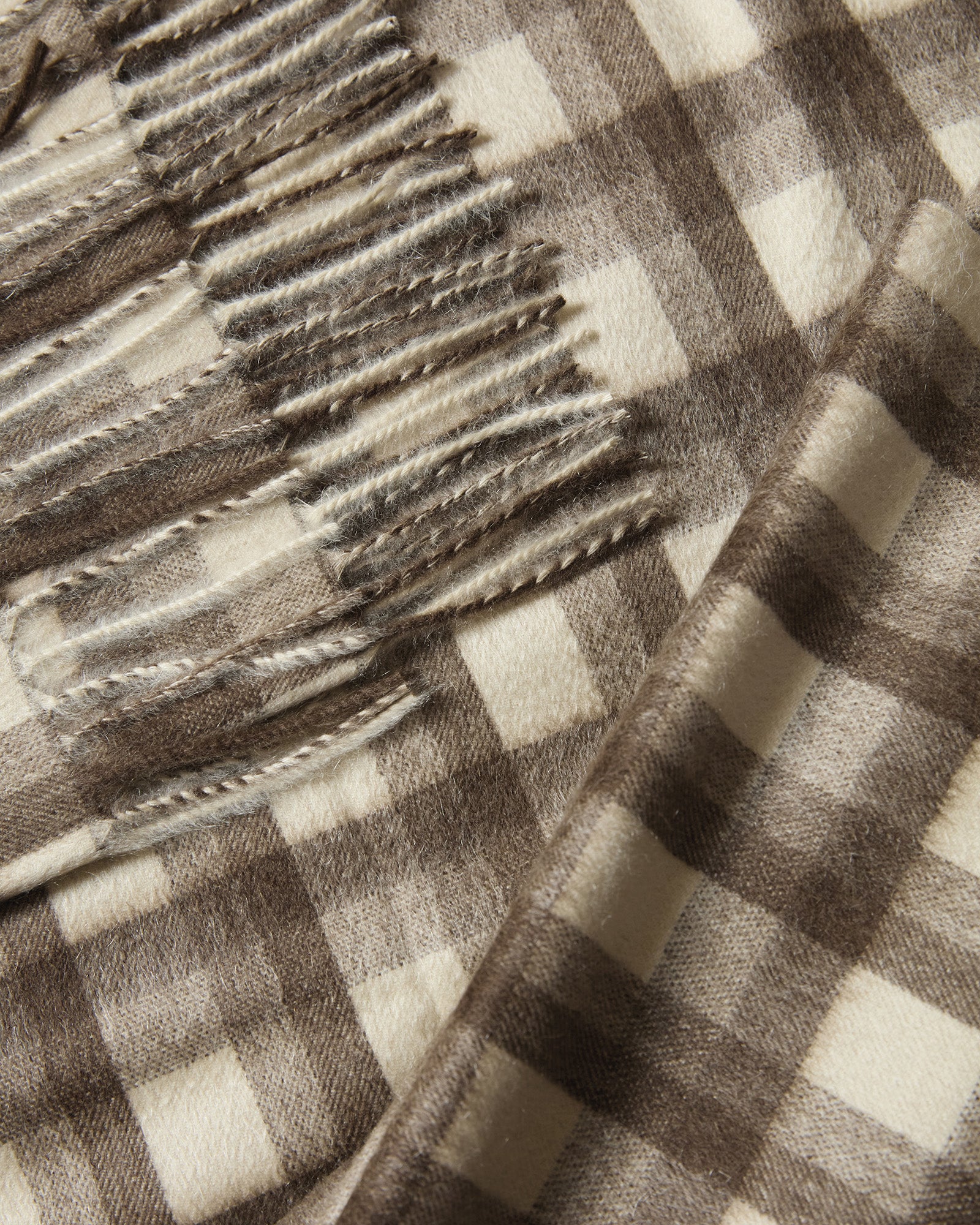 Checked pure cashmere plaid 3