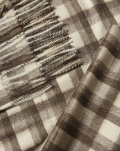 Checked pure cashmere plaid 3