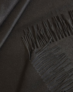 Black pure cashmere plaid 3