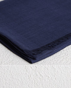 Blue cashmere-silk stole 2