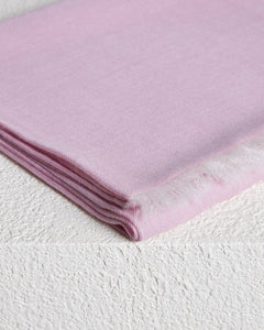 Pink cashmere-silk stole