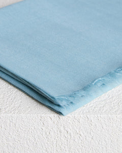 Light blue cashmere-silk stole