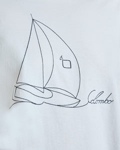 Cotton crewneck over t-shirt with embroidered logo 3